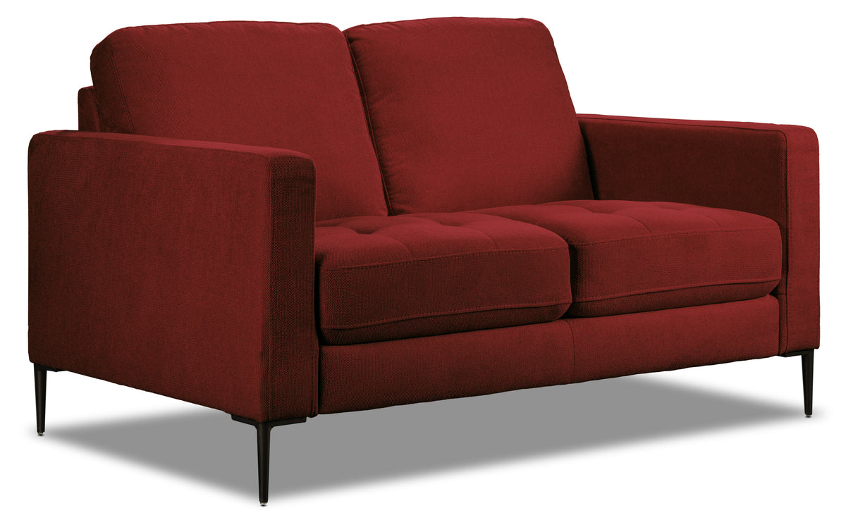 Leanne Loveseat - Red