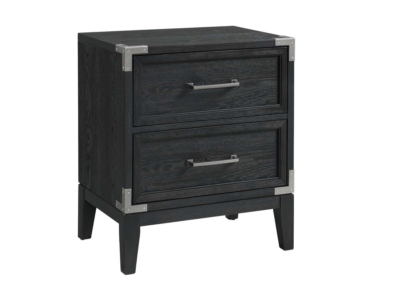 Laguna 5-Piece Queen Bedroom Package - Weathered Oak and Black