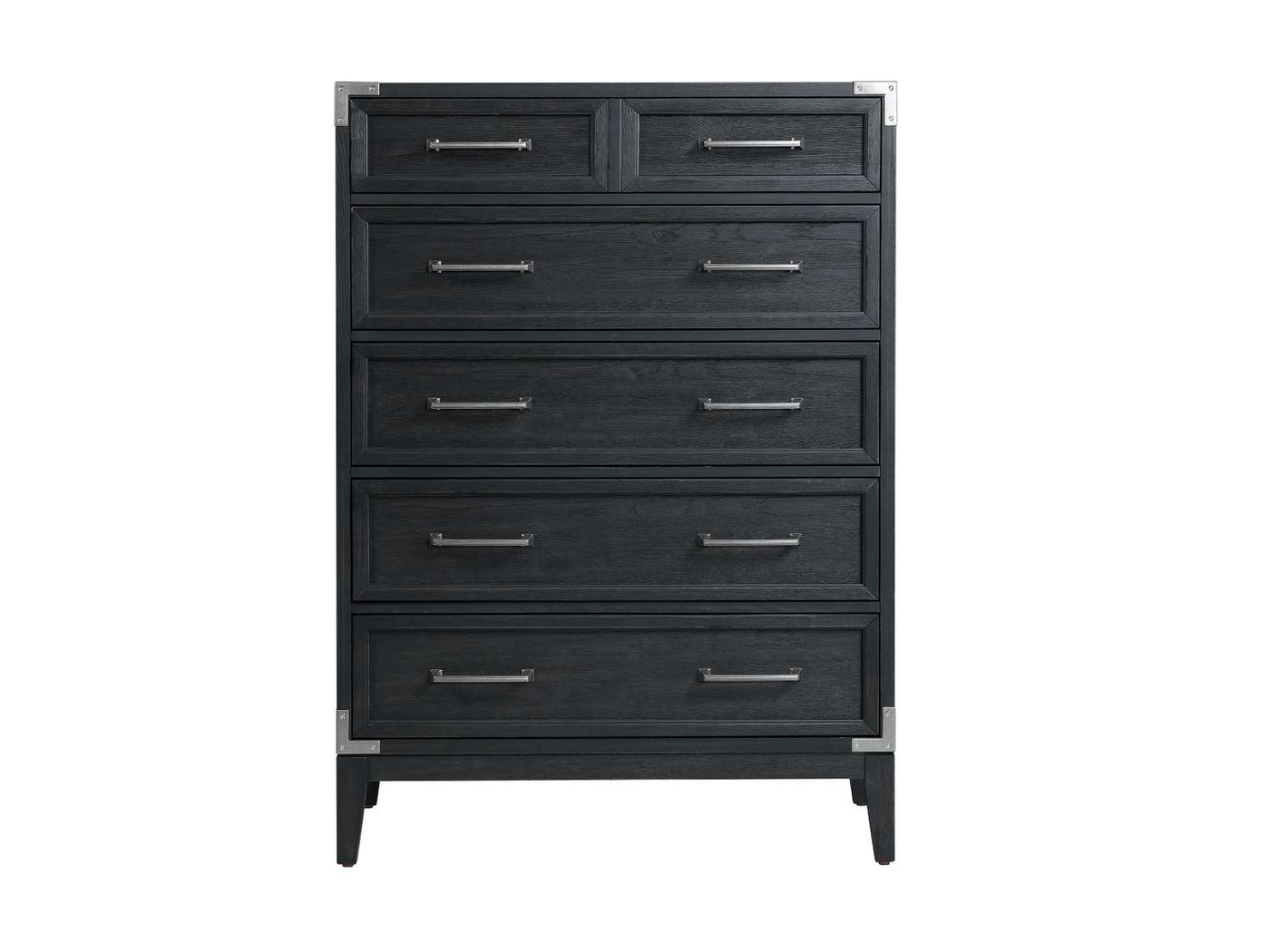 Laguna 5-Piece Queen Bedroom Package - Weathered Oak and Black