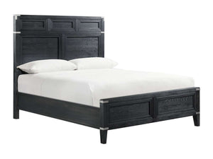 Laguna 3-Piece Queen Bed - Weathered Oak and Black