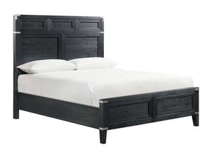 Laguna 3-Piece King Bed - Weathered Oak and Black