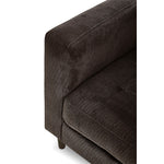 Anthena Sofa and Loveseat Set - Dark Chocolate