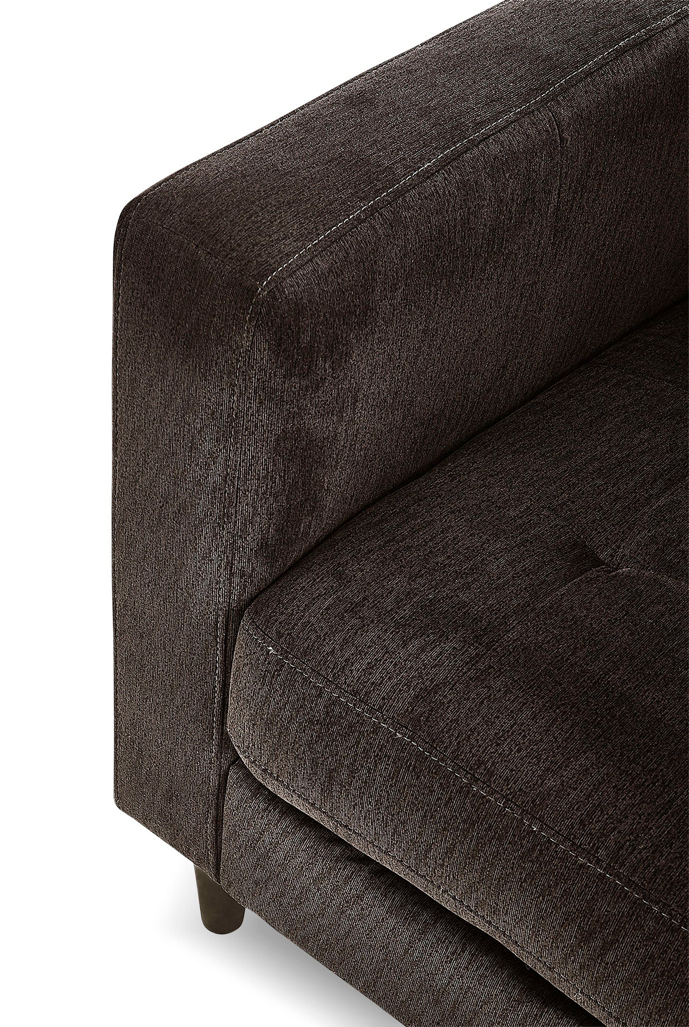 Anthena Sofa and Loveseat Set - Dark Chocolate