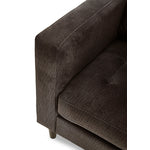 Anthena Sofa, Loveseat and Chair Set - Dark Chocolate