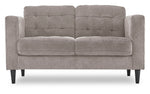 Anthena Sofa and Loveseat Set - Light Grey