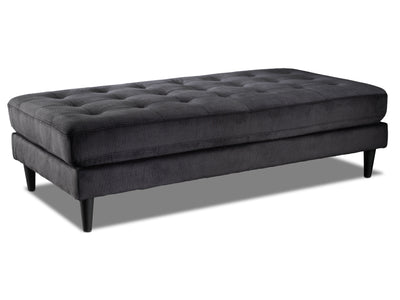 Paragon Ottoman - Charcoal