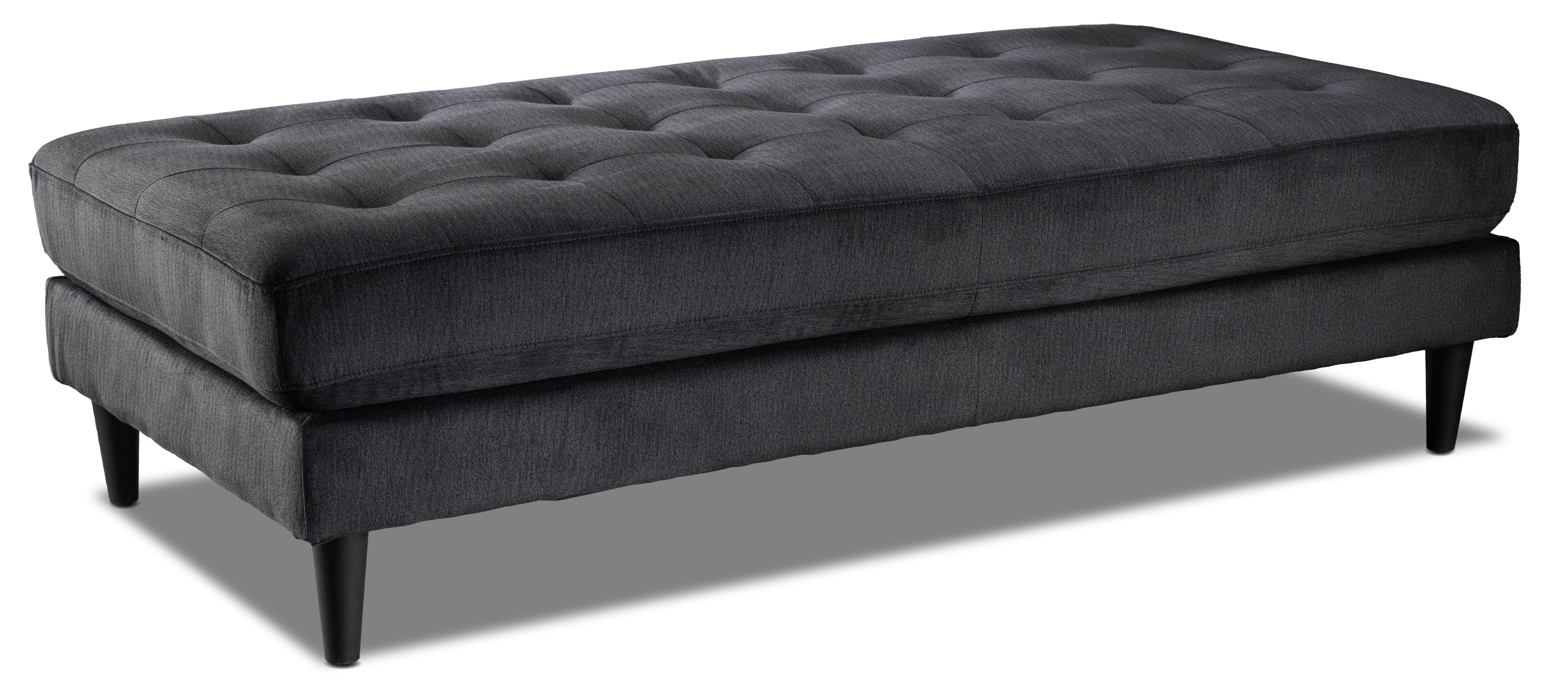 Paragon Ottoman - Charcoal