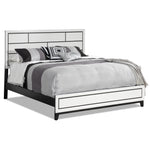 Fog 6-Piece Full Bedroom Package - White, Black