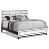 Fog 3-Piece Full Bed - White, Black
