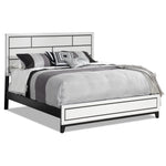 Frost 3-Piece Full Bed - White, Black