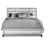 Fog 3-Piece Full Bed - White, Black