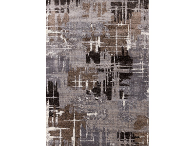 Maya 5'3" x 7'7" Area Rug - Greyish Brown