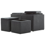 Malmo Ottoman - Dark Grey