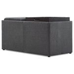 Malmo Ottoman - Dark Grey