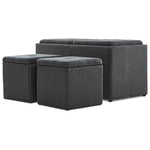Malmo Ottoman - Dark Grey
