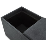 Malmo Ottoman - Dark Grey