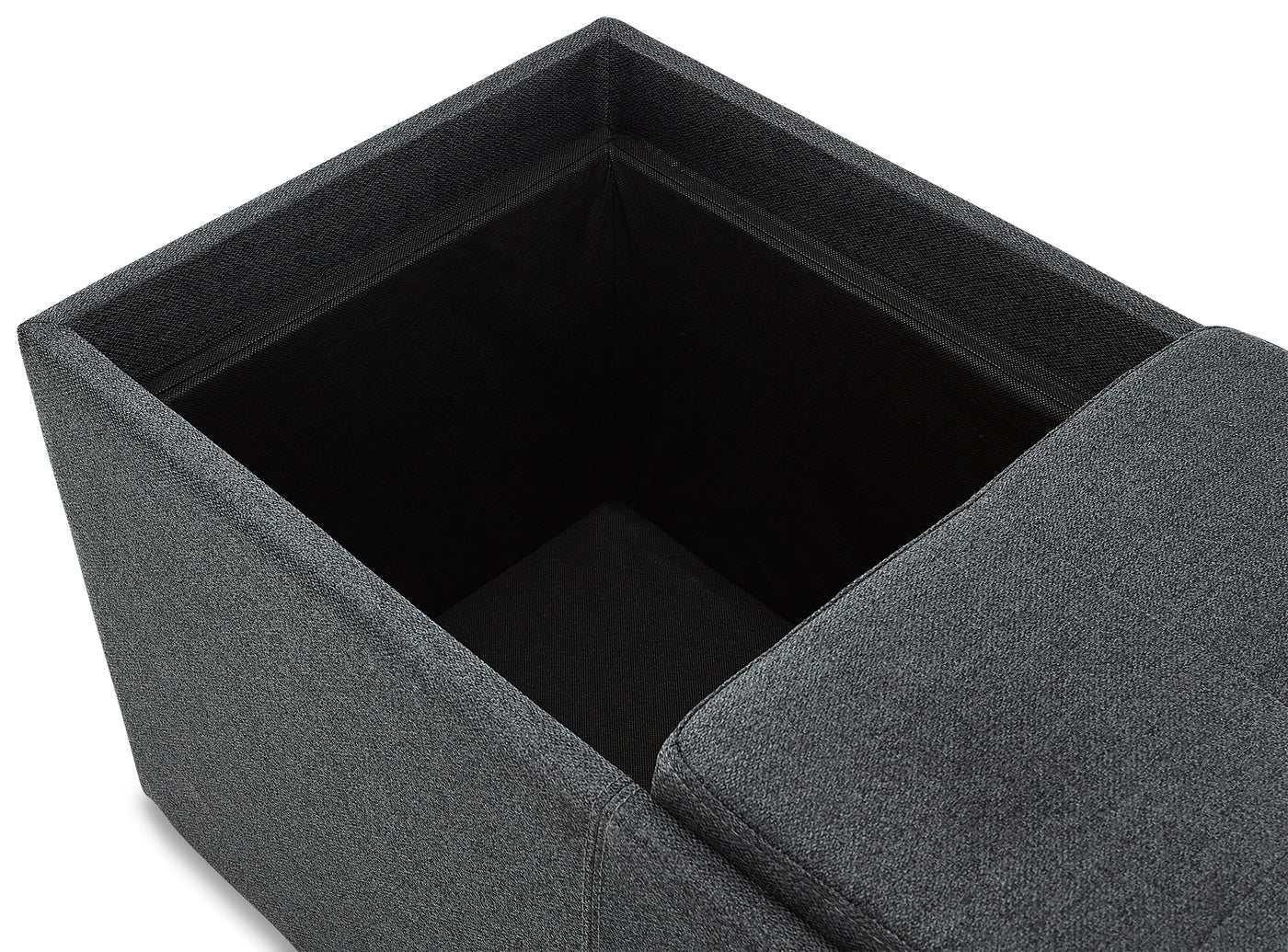 Malmo Ottoman - Dark Grey