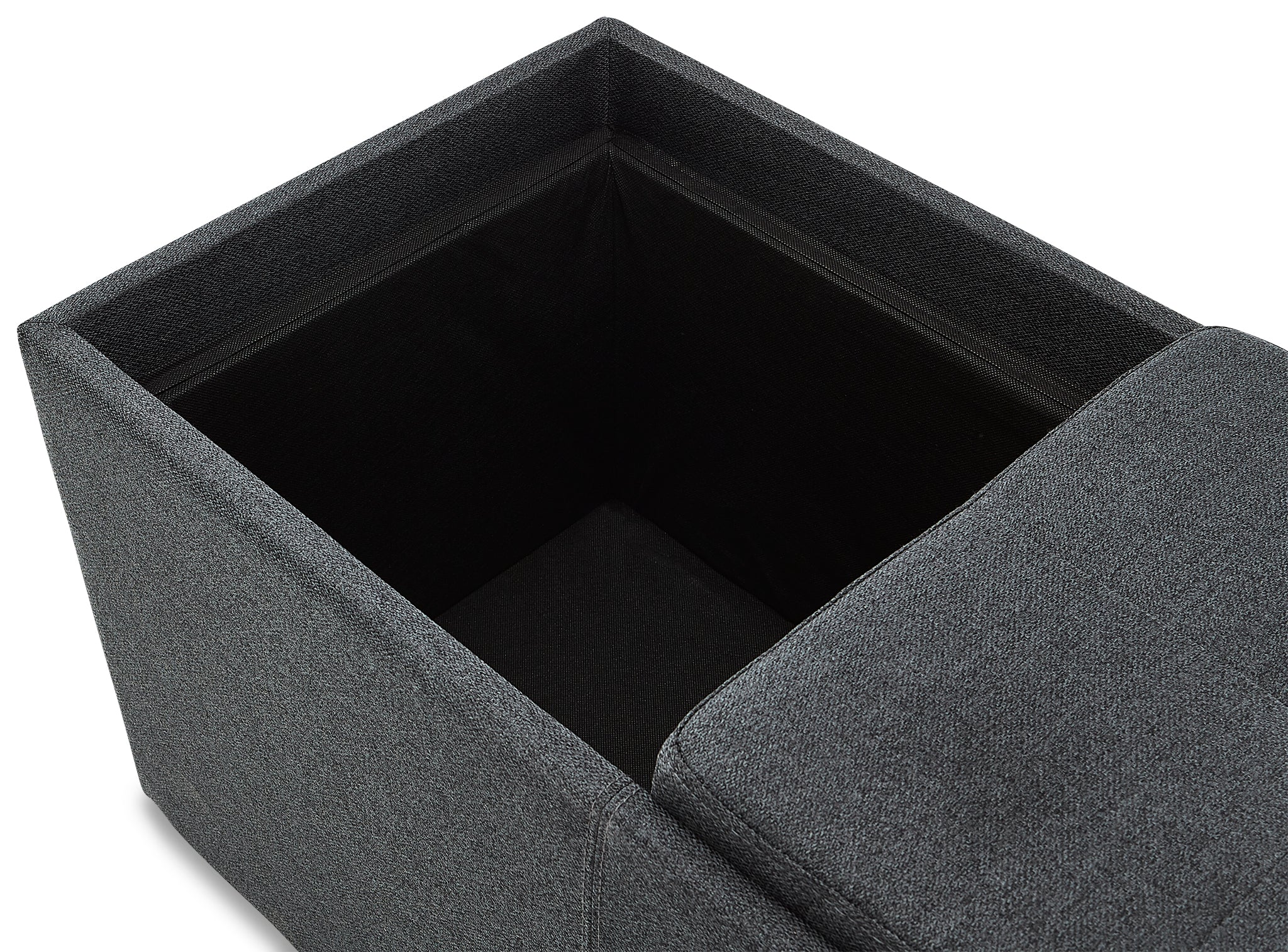 Malmo Ottoman - Dark Grey