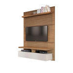 Lavo 47.5" Floating Wall Theater Entertainment Centre - Maple Cream