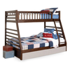Starship Twin over Full Bunk Bed - Chocolate Cherry