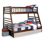 Starship Twin over Full Bunk Bed - Chocolate Cherry