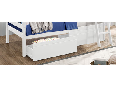 Charlie Bunk Bed Drawers - White
