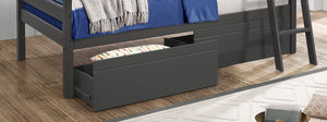 Charlie Bunk Bed Drawers - Grey