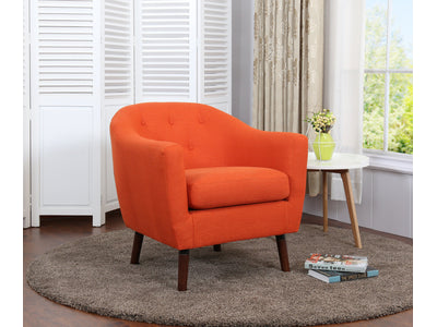 Zia Accent Chair - Orange