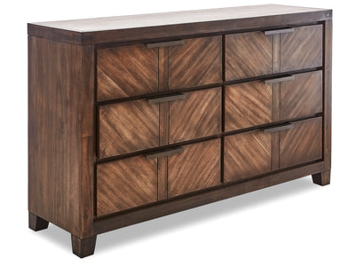 Nathan 6 Drawer Dresser - Brown