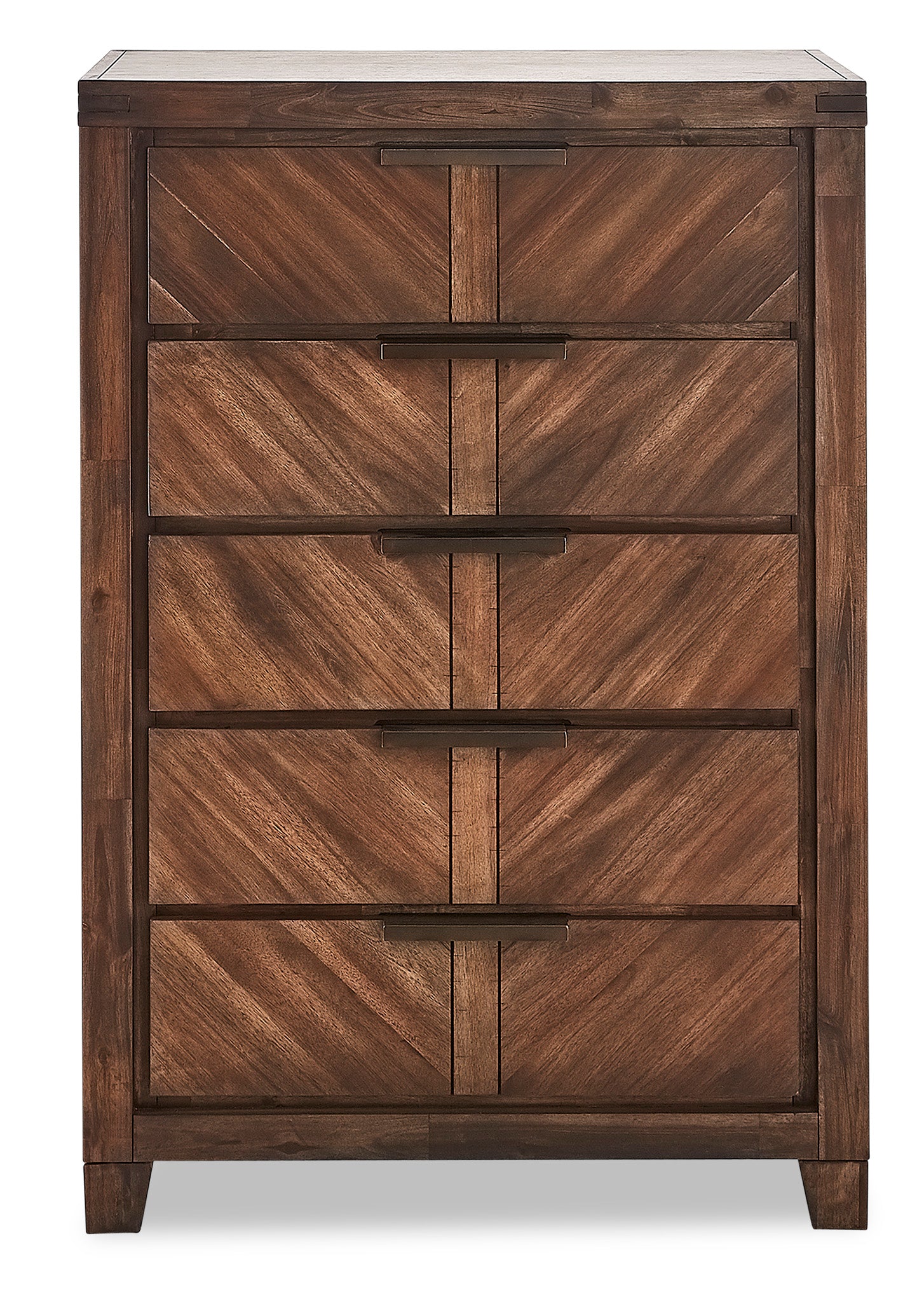 Nathan 5-Drawer Chest - Brown