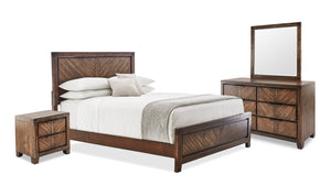 Nathan 6-Piece Queen Bedroom Package - Brown