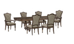 Andrea 7-Piece Extendable Dining Set - Brown