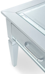 Allura End Table - Silver Grey