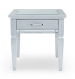 Allura End Table - Silver Grey