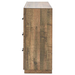 Orlando 6 Drawer Dresser - Weathered Brown
