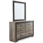 Orlando Mirror - Weathered Brown