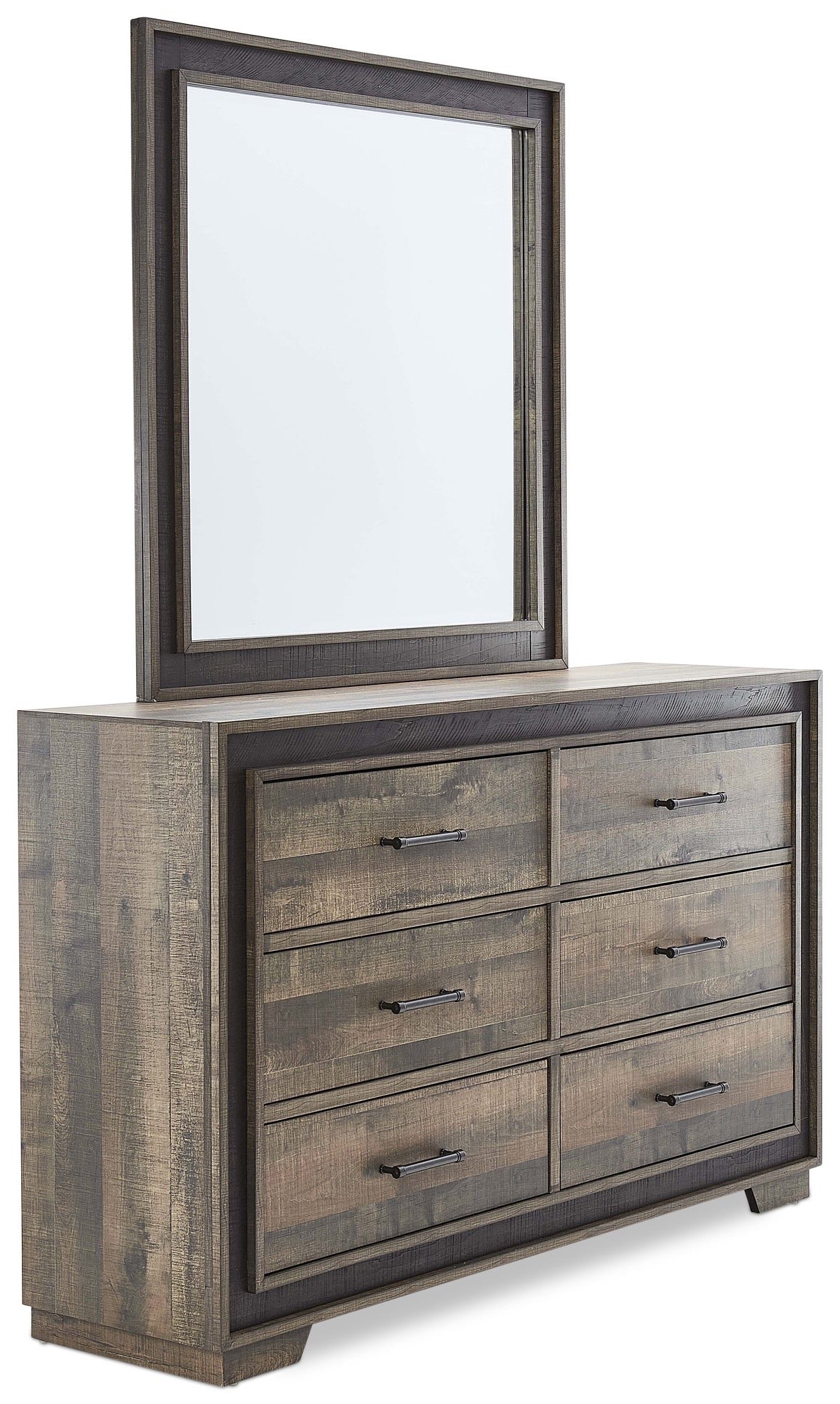 Orlando Mirror - Weathered Brown
