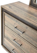 Orlando 6-Piece King Bedroom Package - Weathered Brown