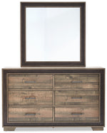 Orlando Mirror - Weathered Brown