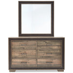 Orlando 6-Piece Queen Bedroom Package - Weathered Brown