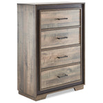 Orlando 4 Drawer Chest - Weathered Brown