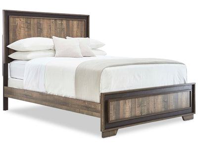 Orlando 3-Piece King Bed - Weathered Brown