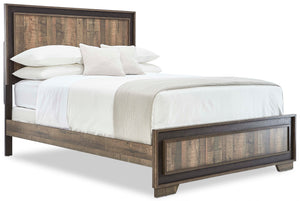 Orlando 3-Piece King Bed - Weathered Brown