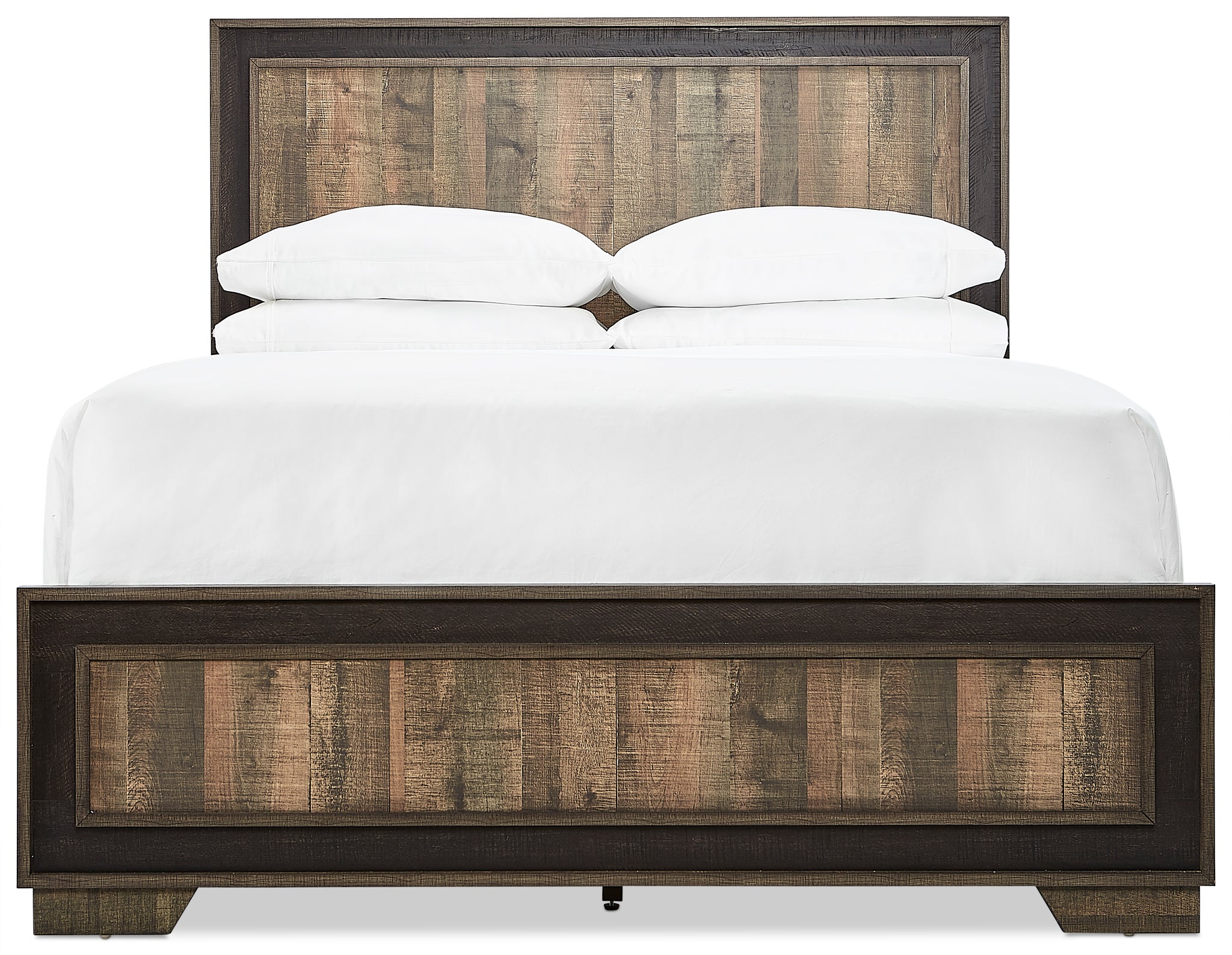 Orlando 3-Piece King Bed - Weathered Brown