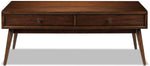 Boyton 48" Coffee Table - Walnut
