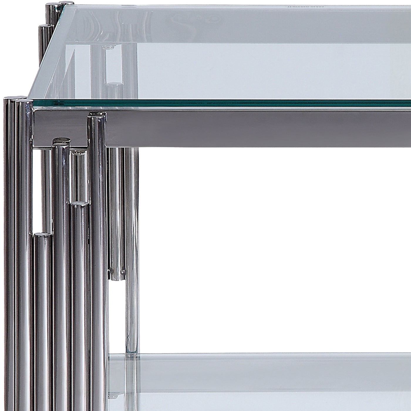 Liana Coffee Table - Glass and Stainless Steel