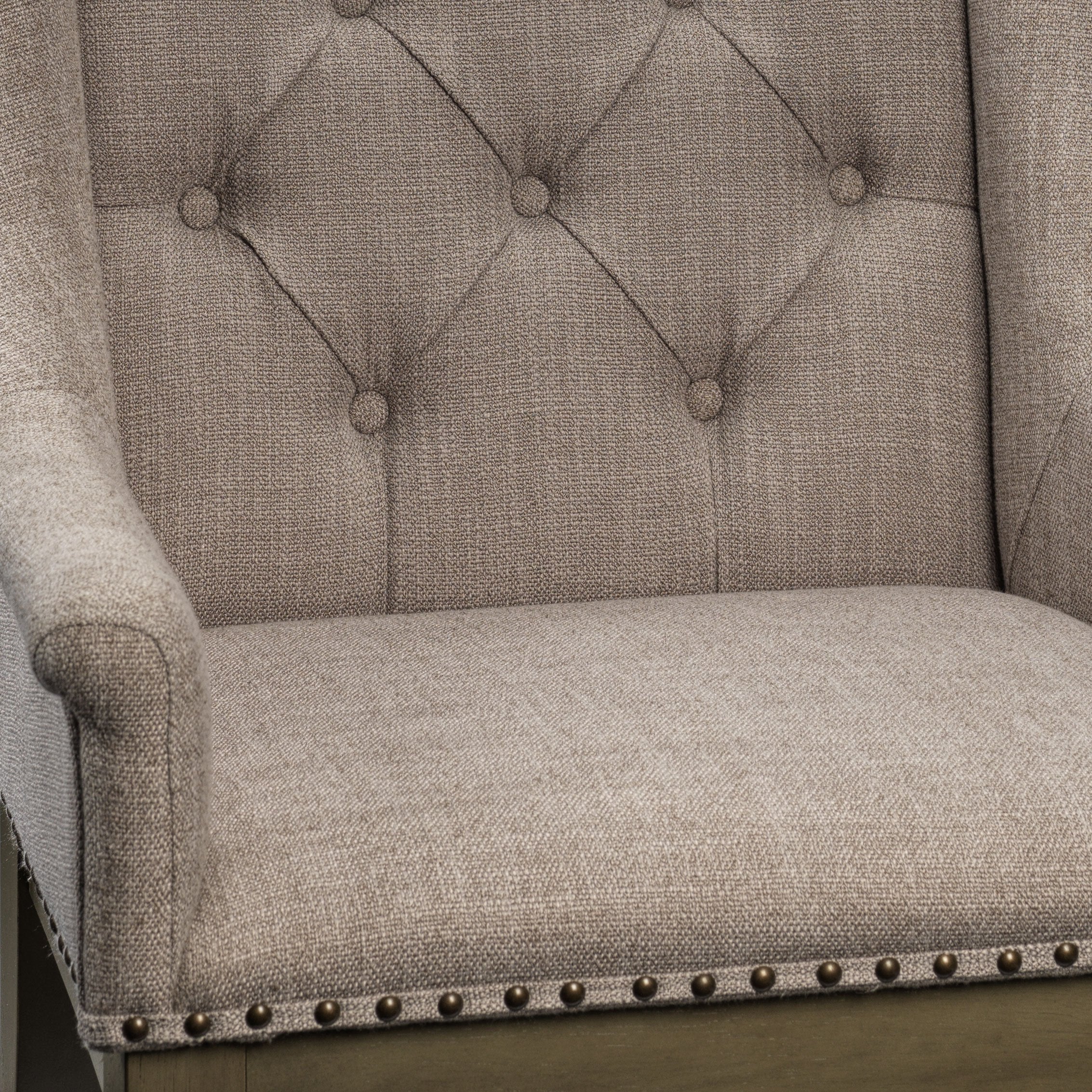 Cleopatra Armchair - Light Brown