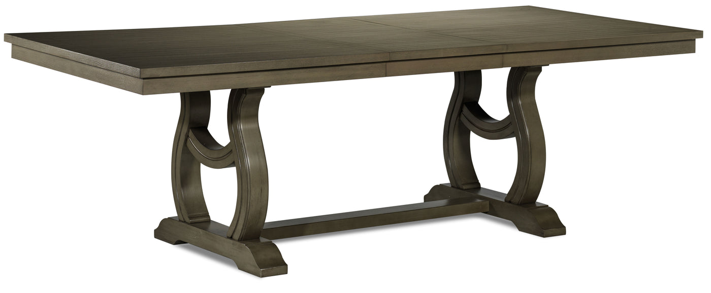 Cleopatra 9-Piece Extendable Dining Set - Oak