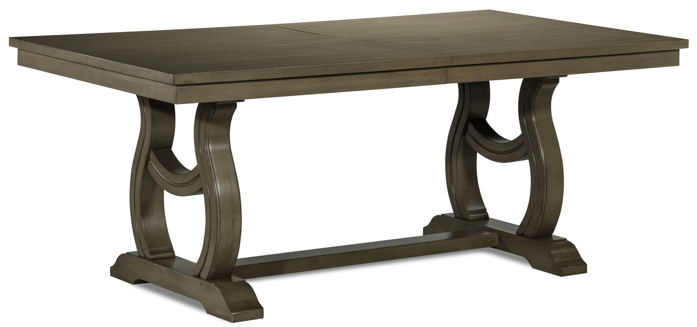 Cleopatra 9-Piece Extendable Dining Set - Oak