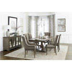Cleopatra 7-Piece Extendable Dining Set - Oak